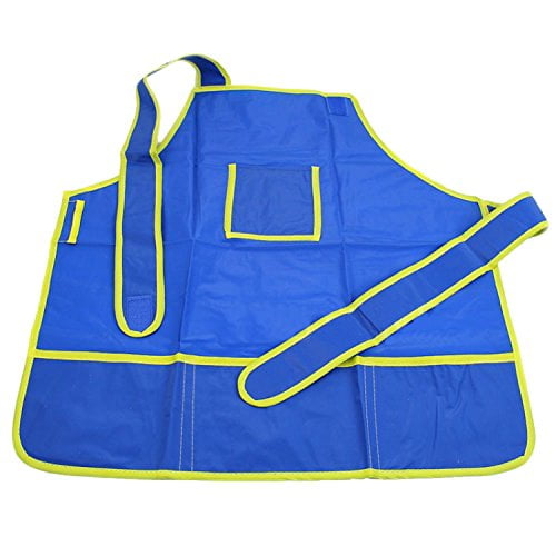 Children's Painting Smock Apron with 4 Pockets for Painting Kids Art Class Children's Painting Smock Apron with 4 Pockets for Painting Kids Art Class